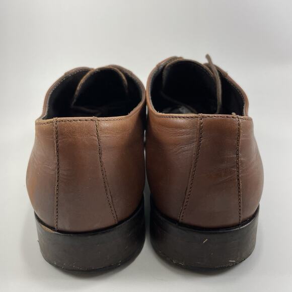 To Boot New York Brandon Captoe Oxford Mens Size 10.5 Brown Leather Dress - Picture 5 of 9